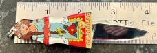 Nice Miniature Russian Prison Knife (RPK) Switchblade, Russian Stacking Doll Handle, Unused 