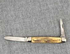 Queen Cutlery – Winterbottom Bone Senator – Pattern # 21 – 1955-1957 