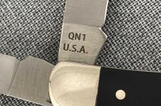 Queen Cutlery SMKW – Mini Trapper – Black Composite – Pattern # QN1 – 2020