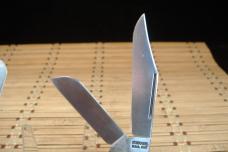 SCHRADE OLD TIMER 8OT SR. STOCKMAN USA MADE NOS VINTAGE HIGH CARBON STEEL FOLDING POCKET KNIFE & BOX