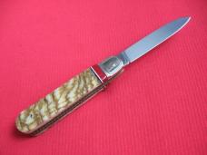 Vintage German Rams Horn Boker 712 Leverlock Switchblade Knife - Custom