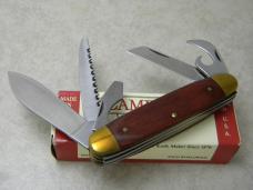 Camillus New York USA Wood Camp Scout Utility Knife NIB