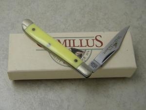 Camillus New York USA Yello-Jaket 710 Delrin Peanut Knife NIB