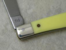Camillus New York USA Yello-Jaket 710 Delrin Peanut Knife NIB
