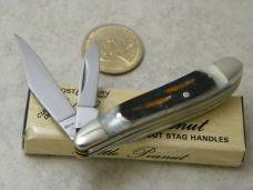 Frost Cutlery Custom Designed Second Cut Stag Little Peanut Knife NIB