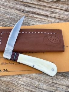 KROO CUSTOM WARTHOG IVORY TUSK SWAYBACK RWL 34 BLADE 
