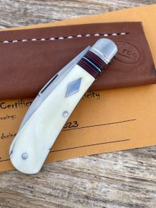 KROO CUSTOM WARTHOG IVORY TUSK SWAYBACK RWL 34 BLADE 