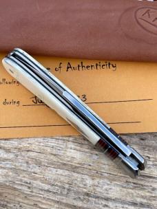 KROO CUSTOM WARTHOG IVORY TUSK SWAYBACK RWL 34 BLADE 