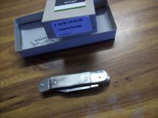 Hubertus Knife Solingen, Germany Small 08 Rare Brazilian Horn 5 3/4 " Open Lilyput NIB