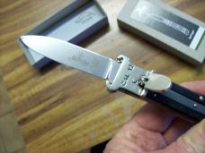 Hubertus Knife Shellpuller Patronenzieher Solingen Large Size 11 Exotic Black Ebonywood UNUSED NIB.