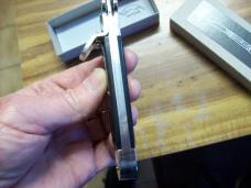 Hubertus Knife Shellpuller Patronenzieher Solingen Large Size 11 Exotic Black Ebonywood UNUSED NIB.