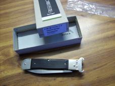 Hubertus Knife Shellpuller Patronenzieher Solingen Large Size 11 Exotic Black Ebonywood UNUSED NIB.