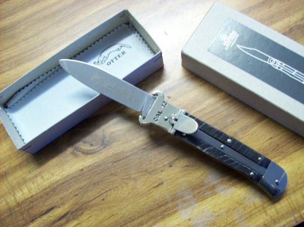 Hubertus Knife Shellpuller Patronenzieher Solingen Germany Brazilian Horn Large Size 11 UNUSED NIB.