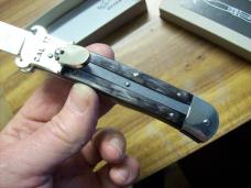 Hubertus Knife Shellpuller Patronenzieher Solingen Germany Brazilian Horn Large Size 11 UNUSED NIB.