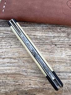 KROO CUSTOM WARTHOG IVORY TUSK NATIVE DAMASTEEL (ROSE PATTERN)