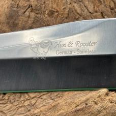 Hen & Rooster HR-4801 Deer Stag Fixed 10.25" Bowie Hunter Knife Spain w/sheath