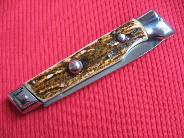 Vintage Italian Slant Bolster Switchblade Knife