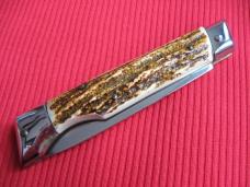 Vintage Italian Slant Bolster Switchblade Knife