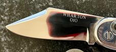 Beautiful Small Custom Switchblade Knife, Wharton, Unused