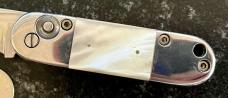 Beautiful Small Custom Switchblade Knife, Wharton, Unused