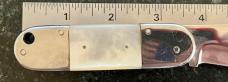 Beautiful Small Custom Switchblade Knife, Wharton, Unused