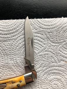 Case XX Cheetah Lockback Knife USA 5111 1/2 LSSP 4-DOT 1976 Stag # 1214-1