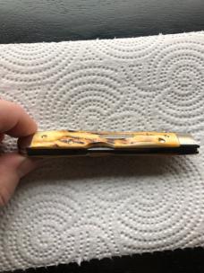 Case XX Cheetah Lockback Knife USA 5111 1/2 LSSP 4-DOT 1976 Stag # 1214-1
