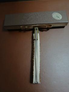 THIS 13" ITALIAN STAG DAMASCUS "PICKLOCK" SWINGUARD WAS MADE BY ANTONIO CONTINI