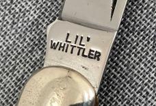 Sarco Jim Sargent – Queen Cutlery – NKCA Youth Knife PROTOTYPE – White Bone Whittler