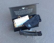 Buck 110 Hunter - Build Out - Limited Edition Knife Black Alum/CF S45VN Blade - NEW