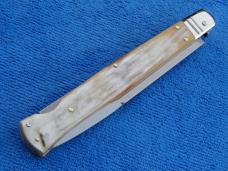 New 11" 5mm D & M Italian Switchblade Blond horn Handles LE only 80 made II
