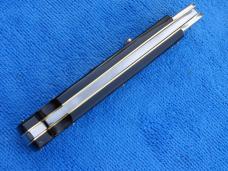New 11" 5mm D & M Italian Switchblade Black horn Handles LE only 80 made II