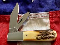 Case XX 1982 8 Dot Barlow w/ Great Stag Handles -Mdl# 52009 SSP