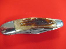Parker Cut Co. Stag 5 Blade Sowbelly Model # M-105