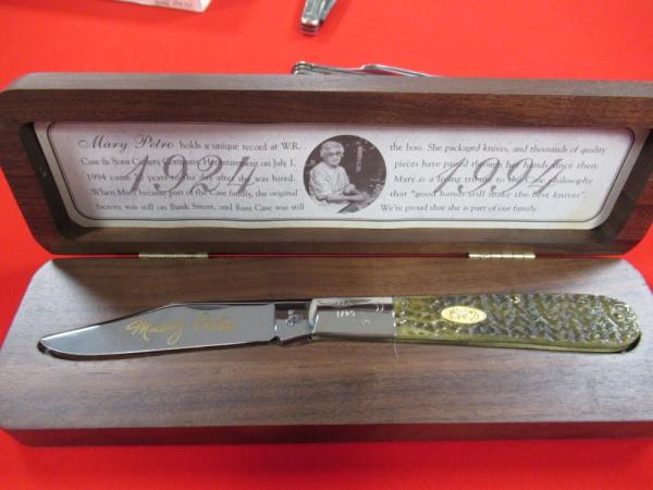 Case XX 1994 Mary Petro Granddad Barlow Pattern # G6143 Case XX 1994 Mary Petro Granddad Barlow Pattern # G6143