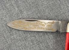 Fight’n Rooster Frank Buster – Germany – 1997 NKCA Youth Knife – Red Bone