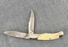 Browning (China) – 2 blade – Smooth White Bone