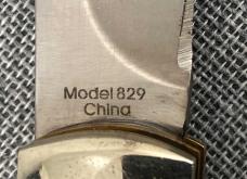 Browning (China) – 2 blade – Smooth White Bone
