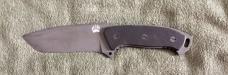 Robert Rhodes Bear Paw Forge Crucible Steel Tactical Knife & Custom Shoulder/Belt Sheath Mint