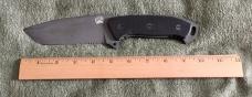 Robert Rhodes Bear Paw Forge Crucible Steel Tactical Knife & Custom Shoulder/Belt Sheath Mint