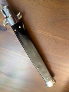 OLDER NO-NAME 33CM-13INCH BRAZILIAN HORN BAYONET STILETTO STAMPED MANIAGO ITALY 