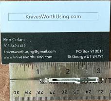 Vintage Crucifix Cross Keychain Miniature Knife, Germany?, Unused
