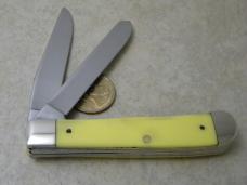 Case XX USA 1 Dot Yellow 3254 Trapper Knife