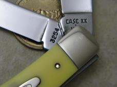Case XX USA 1 Dot Yellow 3254 Trapper Knife