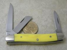 Case XX USA 1 Dot Yellow 3318 Stockman Knife 