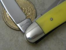 Case XX USA 1 Dot Yellow 3318 Stockman Knife 