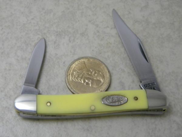 Case XX USA 2 Dot Yellow 03244 Pen Knife Case XX USA 2 Dot Yellow 03244 Pen Knife