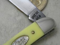 Case XX USA 2 Dot Yellow 03244 Pen Knife