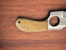 Custom Knuckle-hole Knife - Whiteknuckler Classic M3 (Original Model/Sanded Wood))