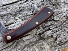 JEFF PEARCE CUSTOM CHAD NICHOLS DAMASCUS TALON *RARE* WESTINGHOUSE RED PAPER LINEN MICARTA